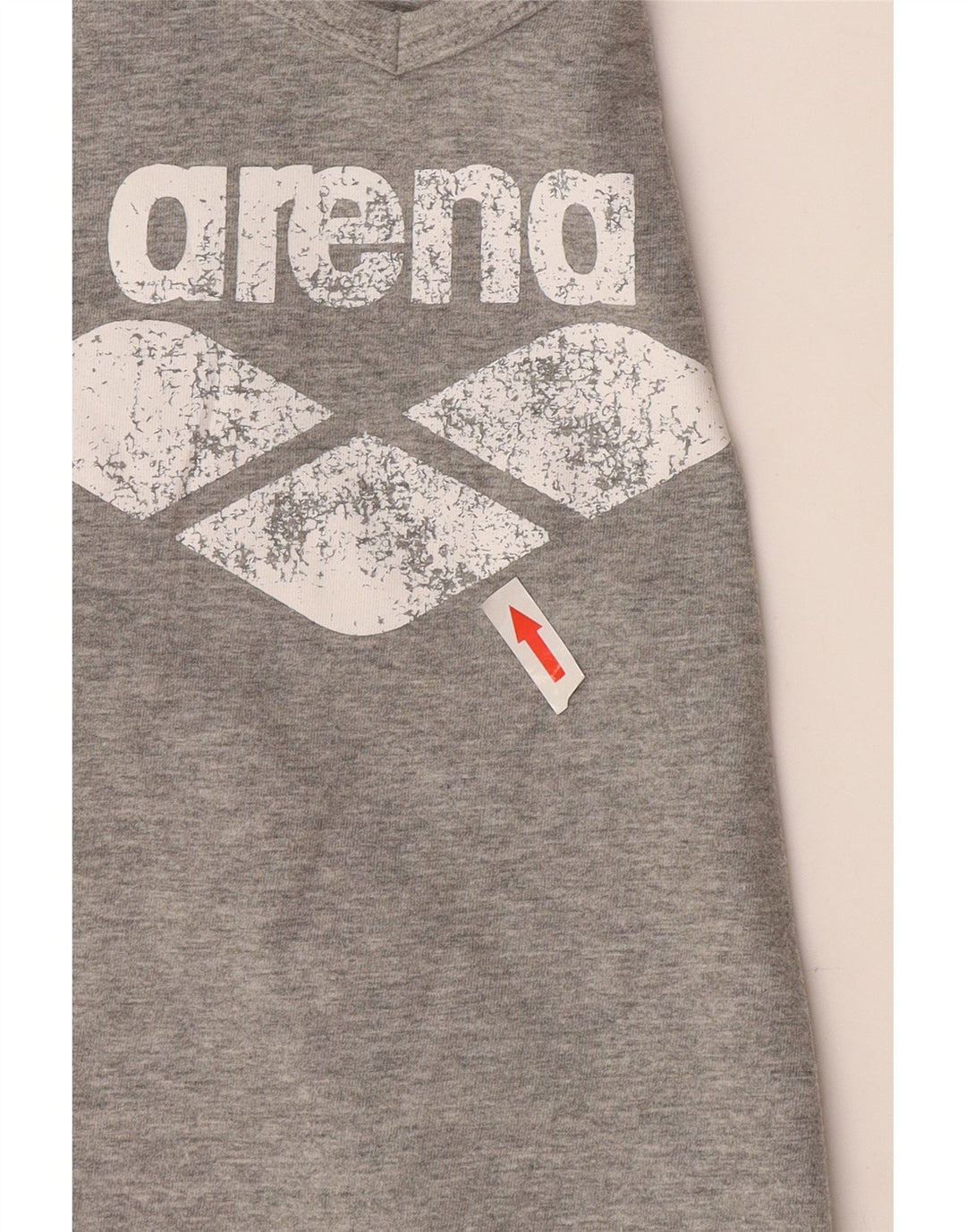 Arena Mujer Gráfico Top Manga Larga UK 44 Grande Gris Moteado