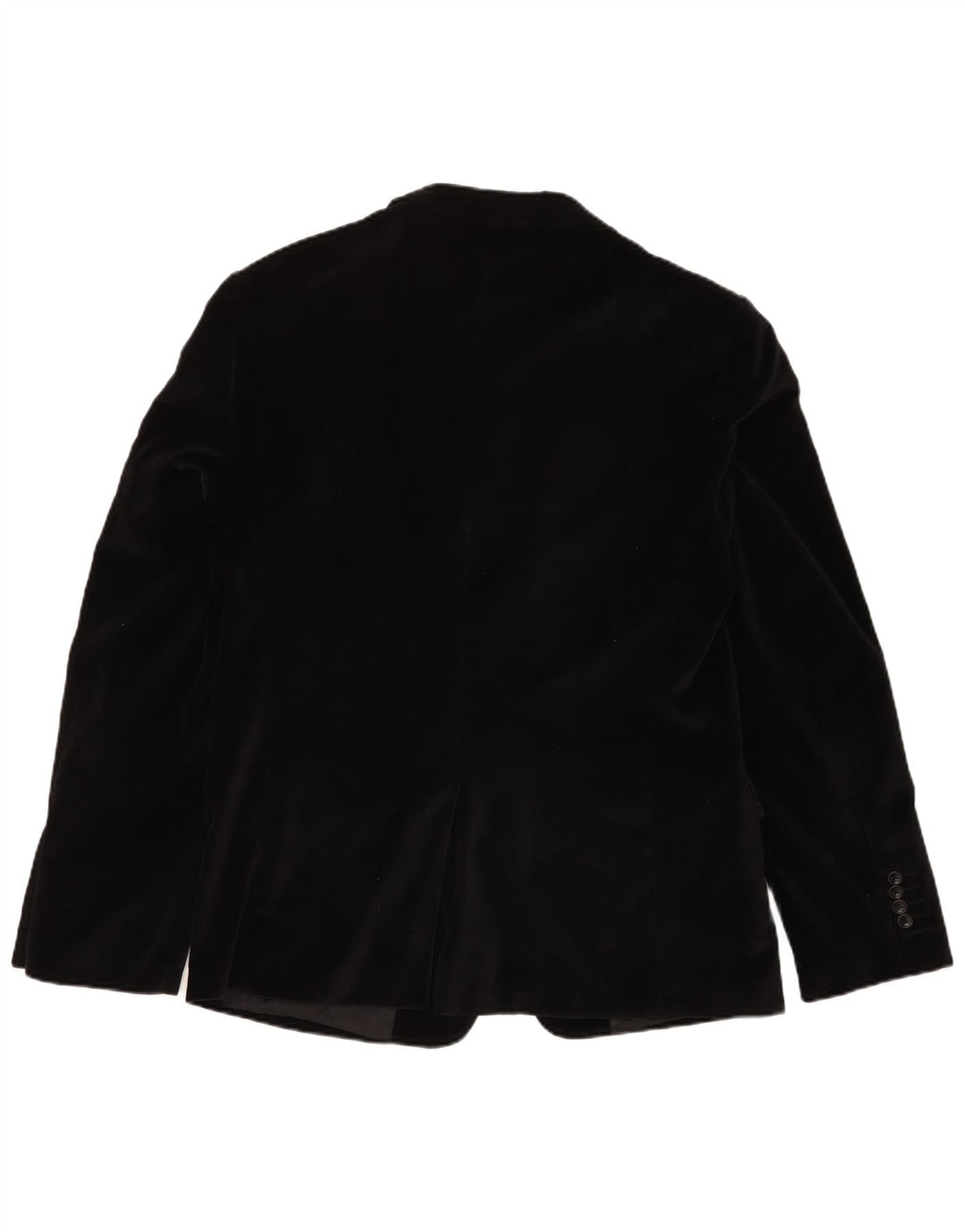 Calliope Chaqueta Blazer de Terciopelo con 2 Botones para Hombre IT 52 XL Algodón Negro
