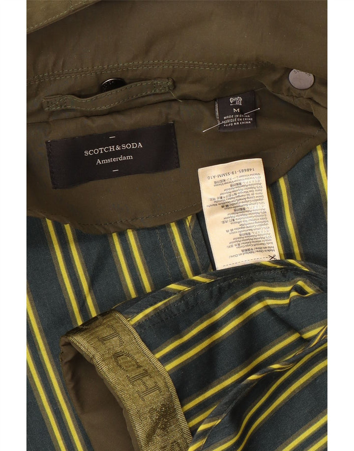 Scotch & Soda Parka con capucha Amsterdam para hombre UK 38 Medium Khaki