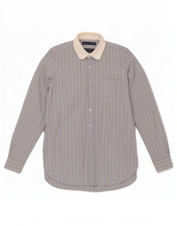 Ralph Lauren - Jersey para mujer, talla 6, algodón a rayas, color azul medio