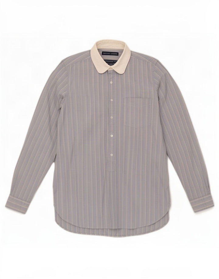 Ralph Lauren - Jersey para mujer, talla 6, algodón a rayas, color azul medio