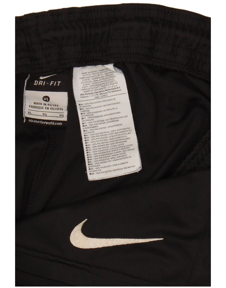 Nike Pantalones cortos deportivos Dri Fit para hombre XL Poliéster negro