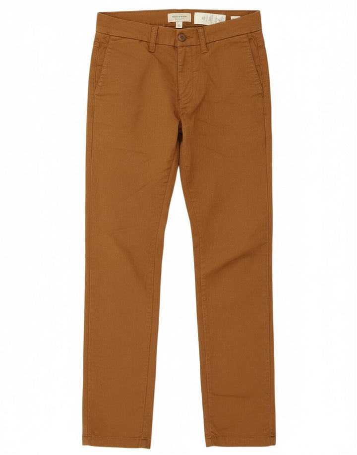 Carhartt Hombre Sid Slim Chino Pantalones W29 L32 Algodón Beige