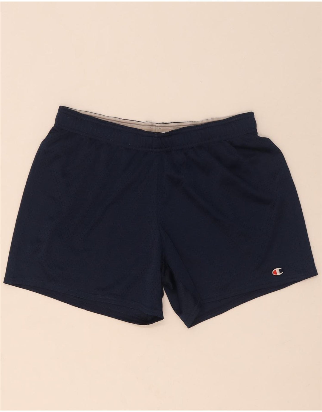 Champion Pantalones cortos deportivos para hombre Poliéster azul marino mediano