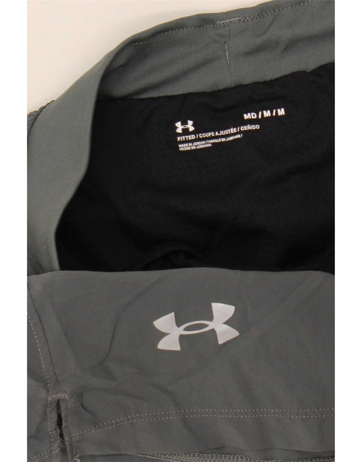 Under Armour Pantalones cortos deportivos para mujer UK 40 Poliéster gris medio