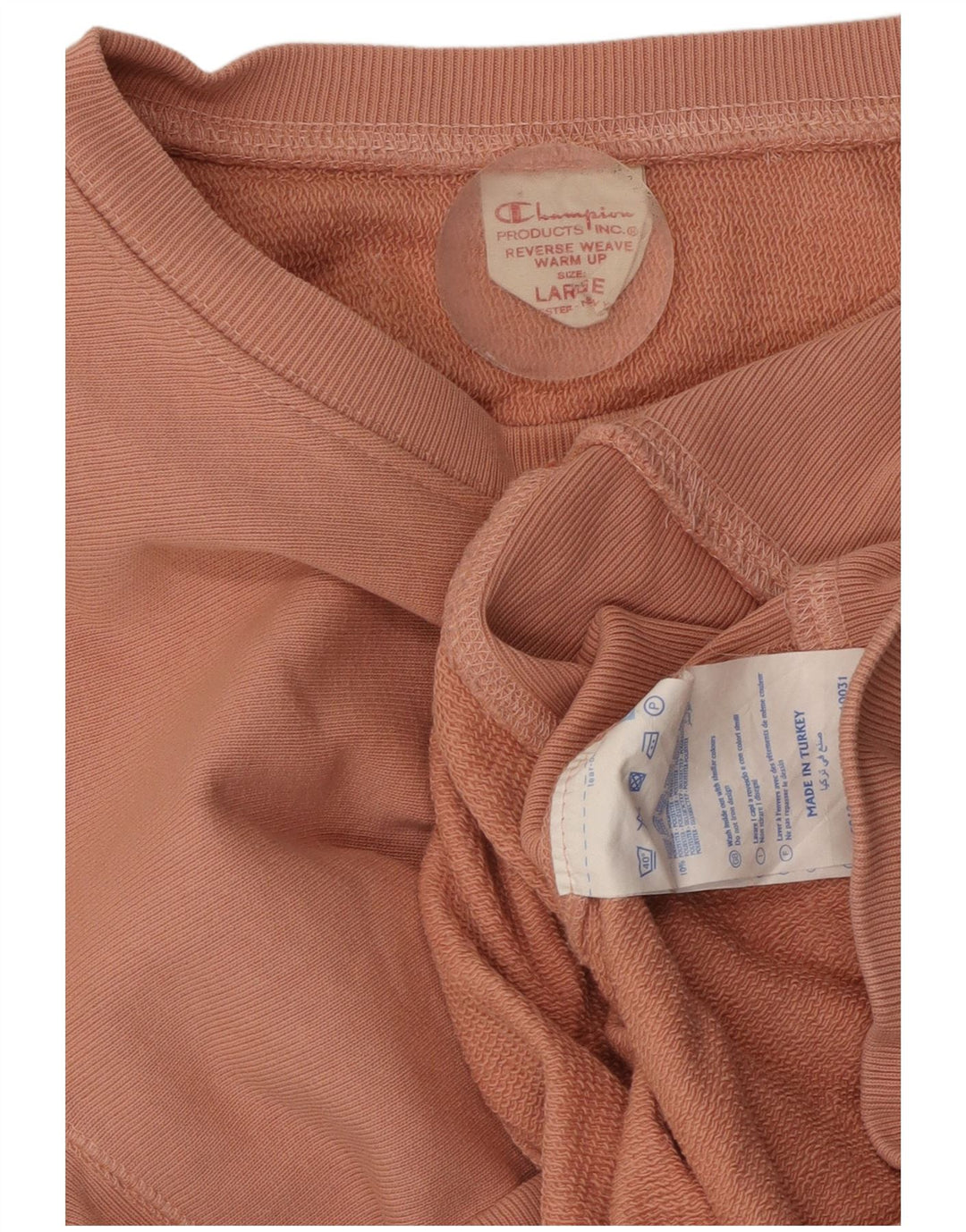 Champion Sudadera para mujer Jumper UK 14 Large Pink Cotton