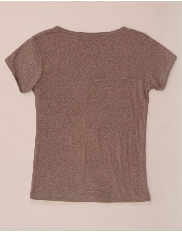 Champion Camiseta para mujer Top UK 44 Grande Gris Colorblock