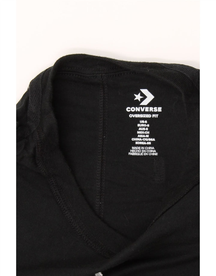 CONVERSE Mens Oversized T-Shirt Top Large Black Cotton Vintage Converse and Second-Hand Converse from Messina Hembry 