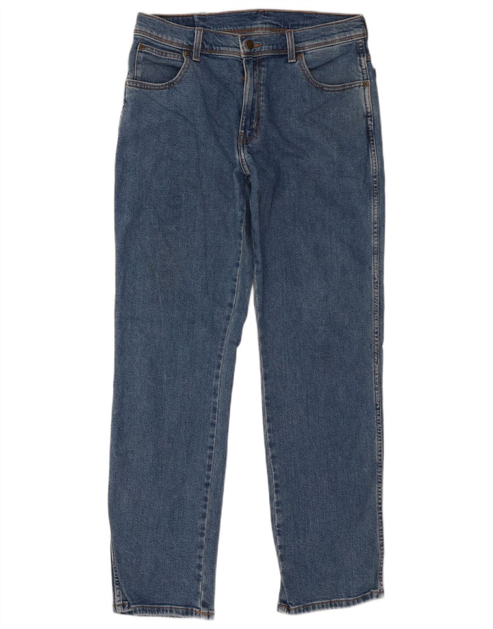 Vaqueros Wrangler Hombre Rectos W33 L32 Algodón Azul