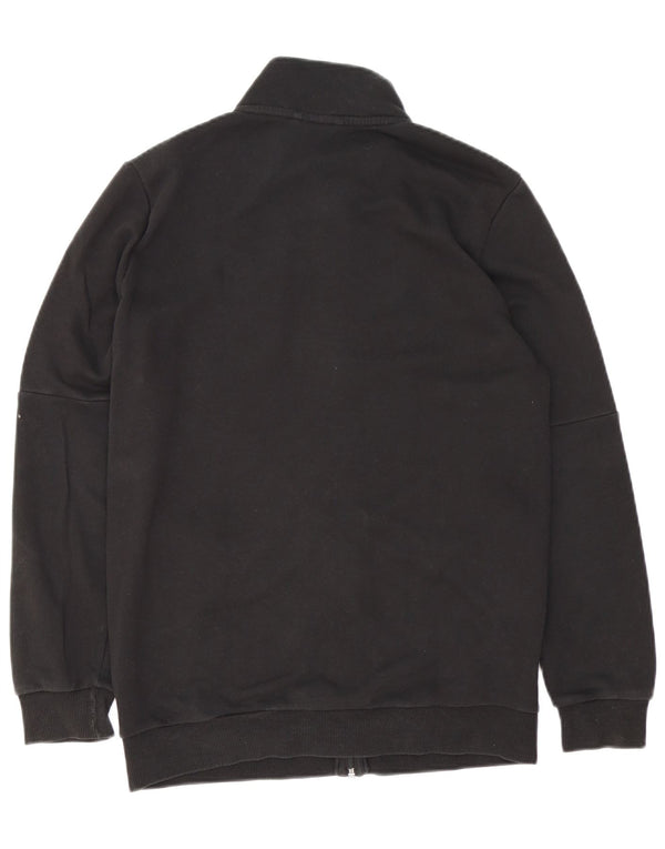 PUMA Mens Graphic Chándal Top Chaqueta Pequeña Negro