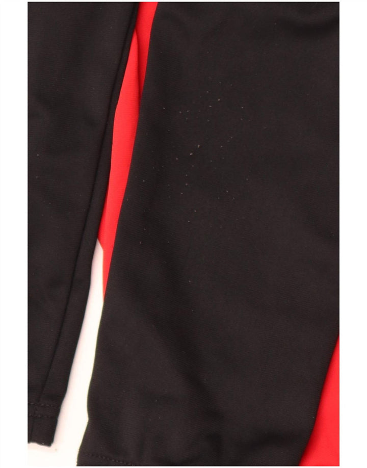 Nike Chaqueta de chándal para niños 13-14 años XL Rojo Colorblock Poliéster