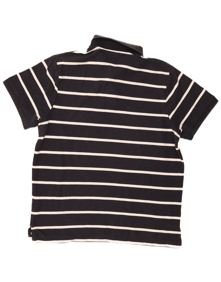 Polo NIKE para hombre 2XL Algodón a rayas azul marino