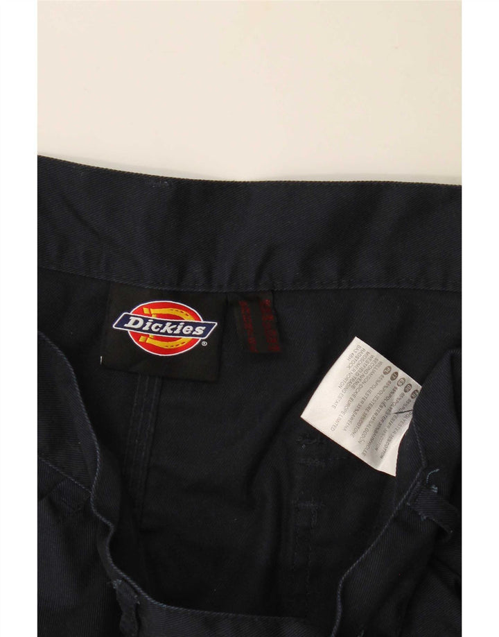 Dickies Pantalones cargo rectos para hombre W34 L26 Poliéster azul marino