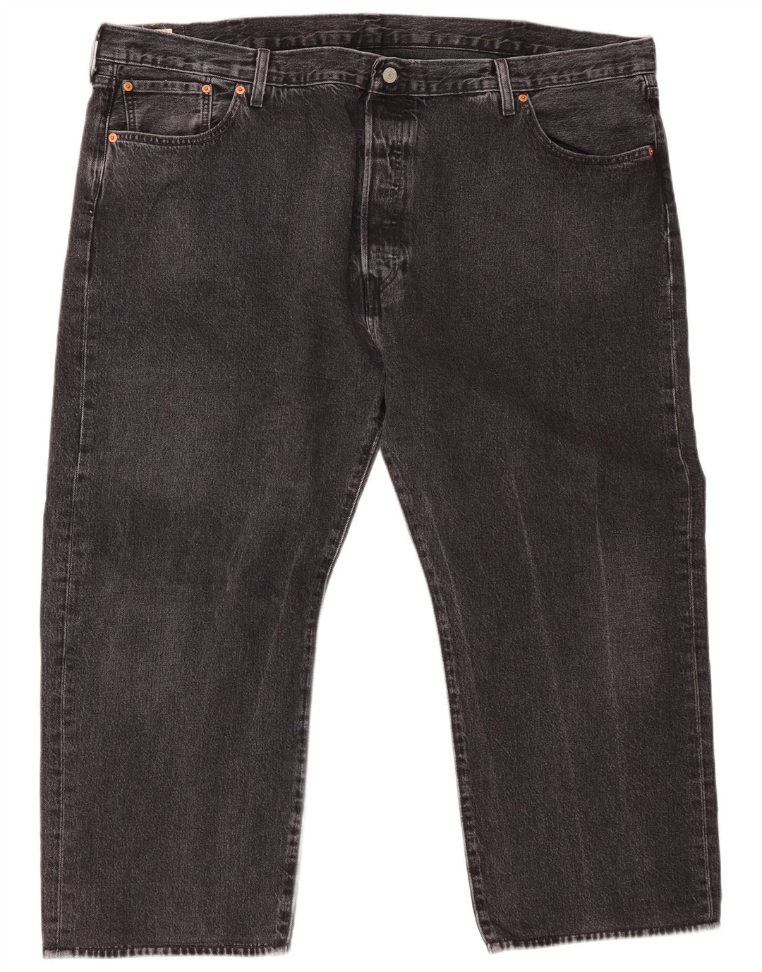 LEVI'S Vaqueros recortados 501 para hombre W48 L26 Algodón gris