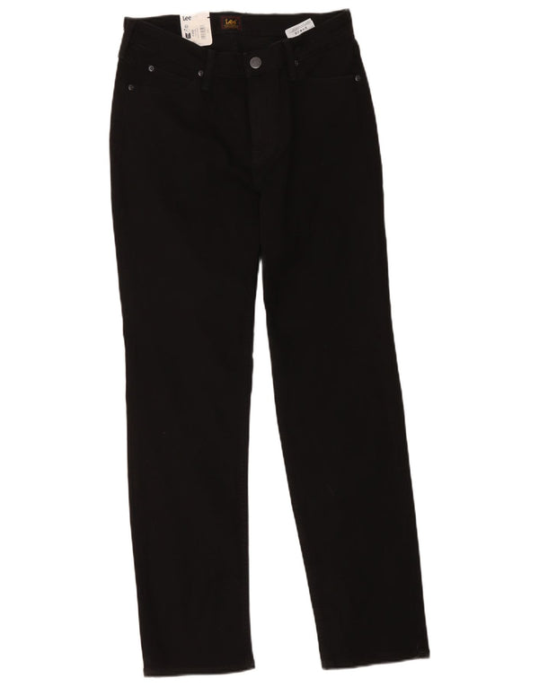 Vaqueros rectos de corte clásico Marion para mujer Lee W31 L31 Algodón negro