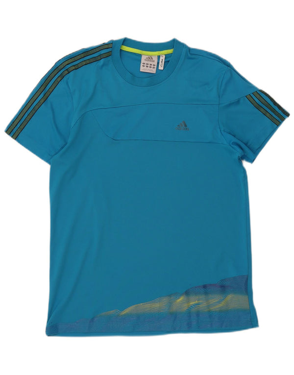 Adidas Hombre Climacool Camiseta Top Poliéster Azul Medio