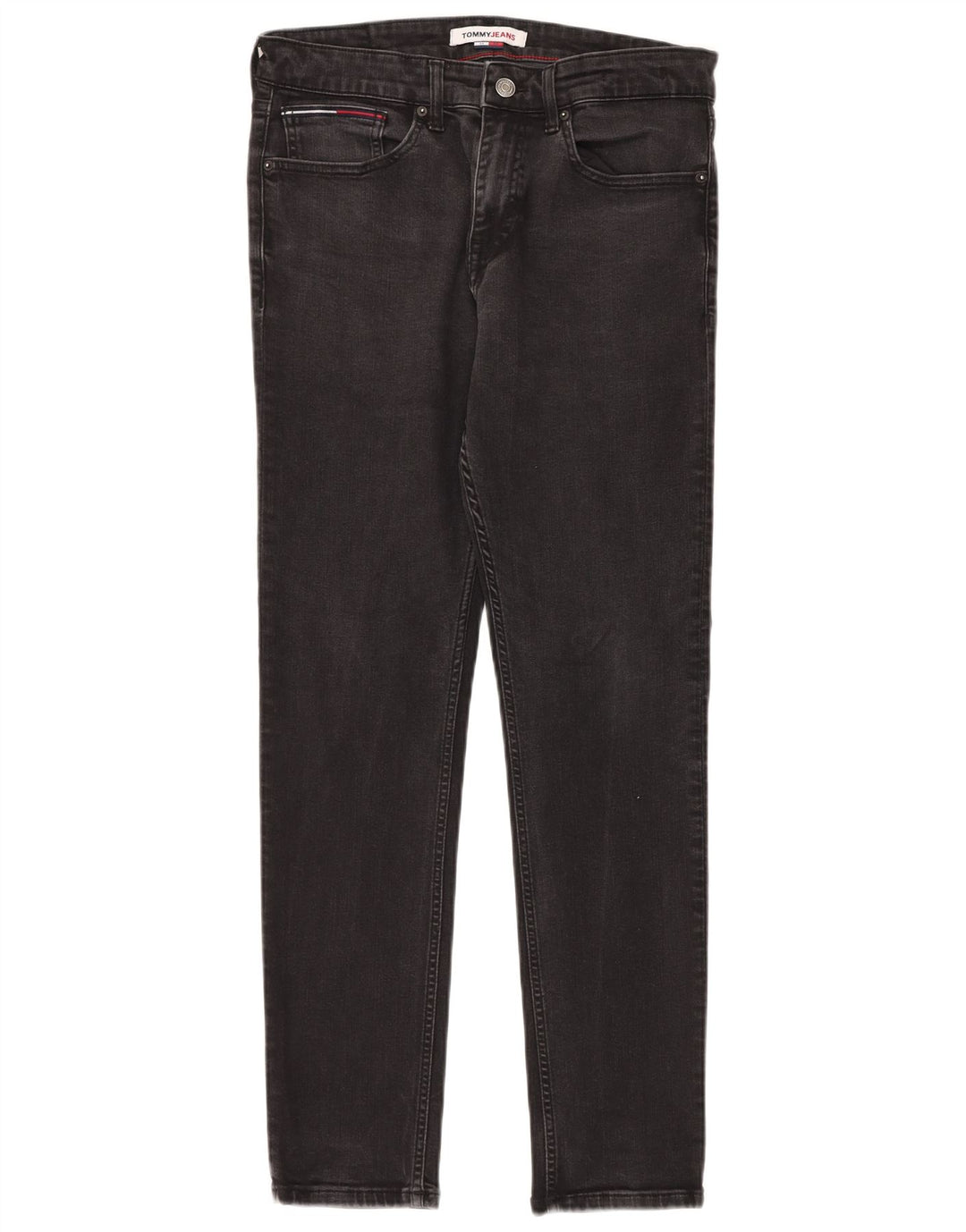 TOMMY HILFIGER Vaqueros ajustados Austin para hombre W32 L32 Algodón negro