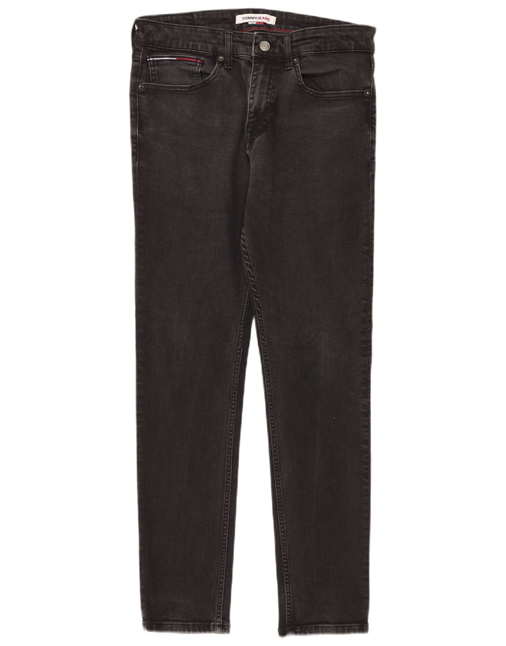 TOMMY HILFIGER Vaqueros ajustados Austin para hombre W32 L32 Algodón negro