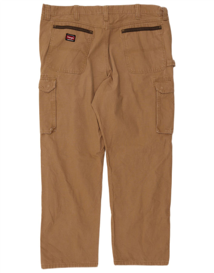 WRANGLER Pantalón cargo recto para hombre W42 L31 Beige
