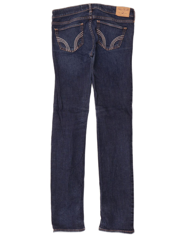 Vaqueros ajustados para mujer Hollister US 3 XS W26 L33 Algodón azul marino