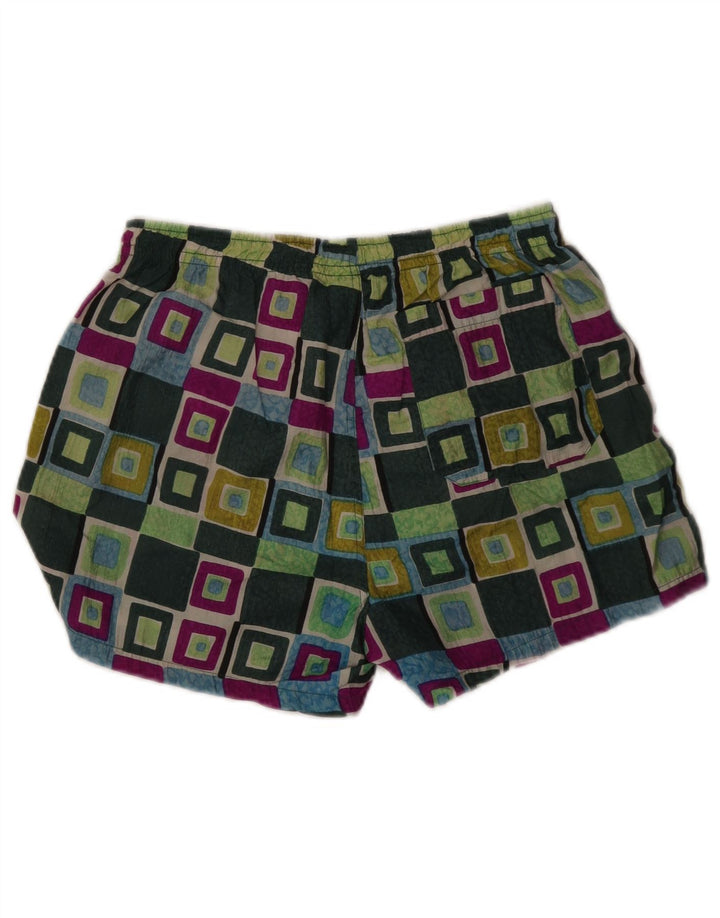 Bañador Parah Hombre IT 46 Small Verde Geométrico Poliamida