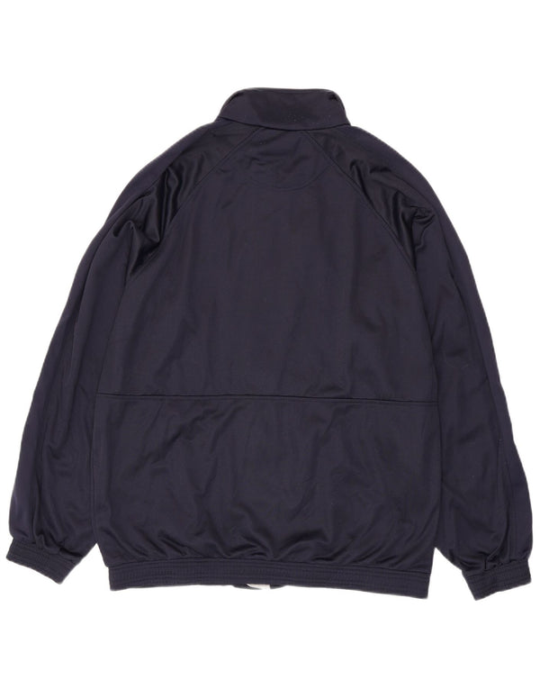 Puma Mens Chándal Top Chaqueta Pequeña Azul Marino Poliéster