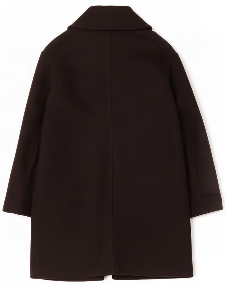 Marks & Spencer Abrigo extragrande para mujer UK 10 Small Poliéster negro