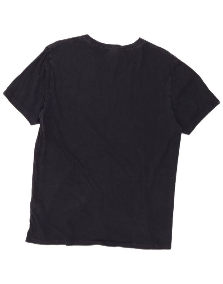 Reiss - Camiseta para hombre, talla grande, color negro, algodón
