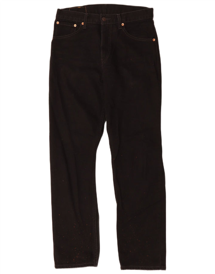 Levi's Vaqueros rectos 521 para hombre W30 L32 Algodón negro