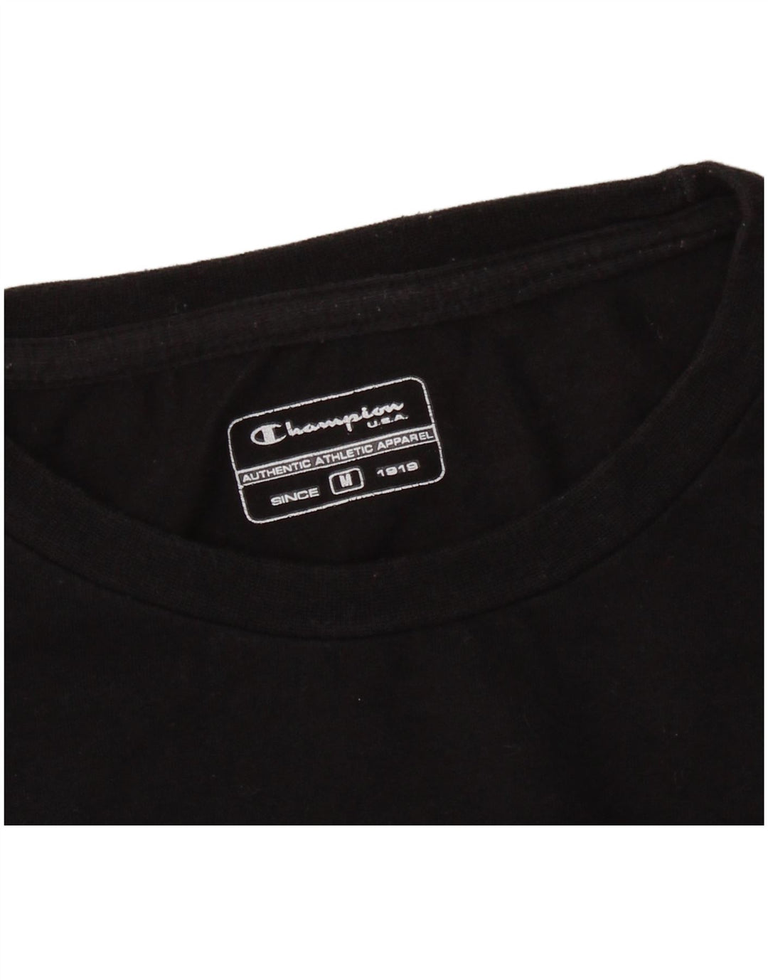 CHAMPION Camiseta de manga larga para mujer UK 44 Mediano Negro