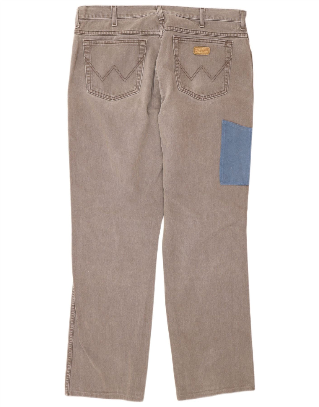 WRANGLER Vaqueros rectos para hombre W36 L32 Gris