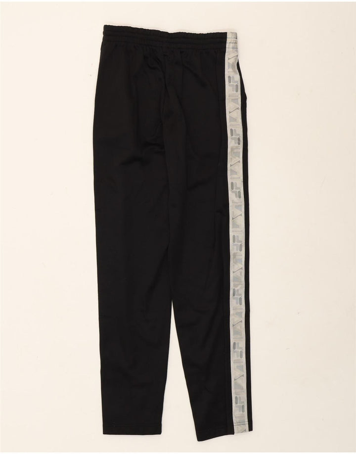 Fila Mujer Pantalones De Chándal Gráfico IT 42 Medium Black Colourblock