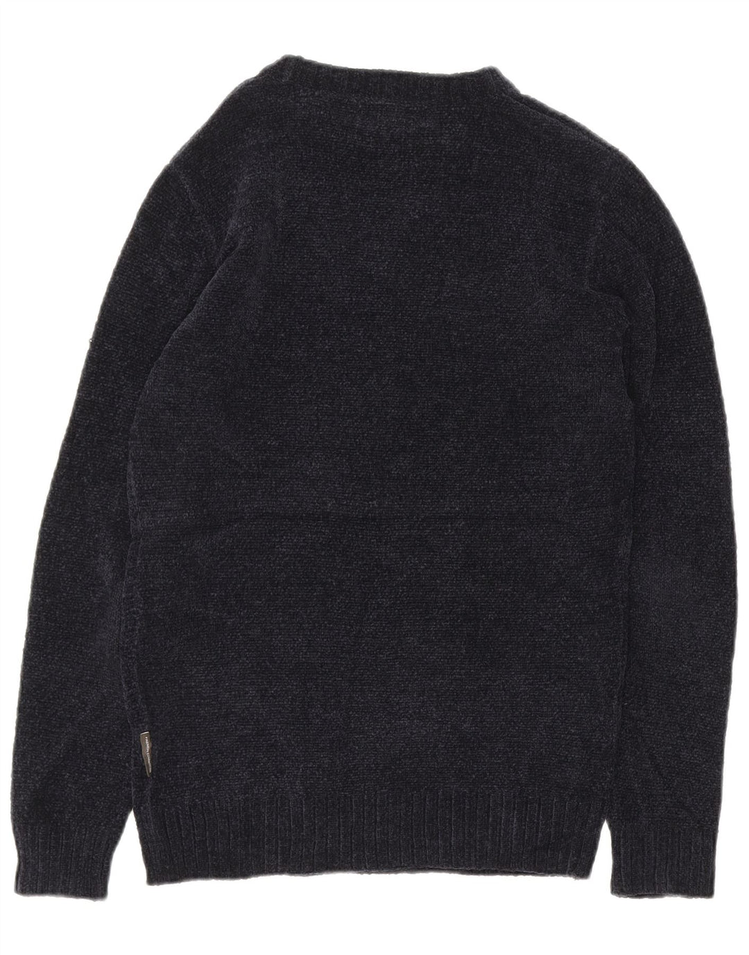 FRENCH CONNECTION Mens Crew Neck Jumper Sweater Medium Navy Blue Polyester