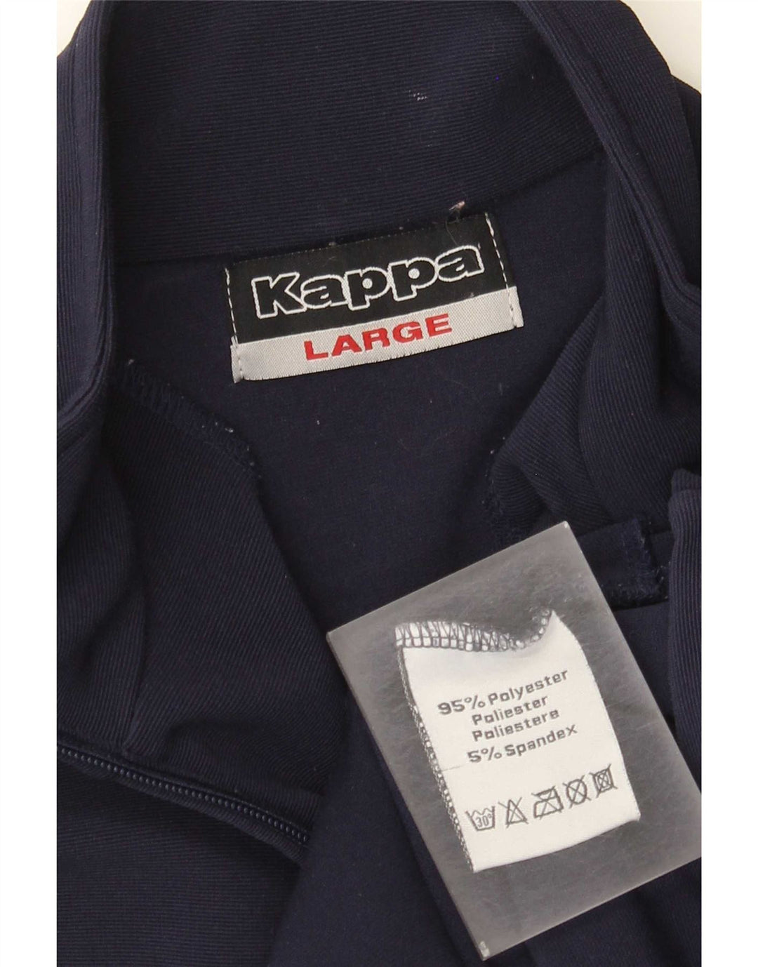 Kappa Chaqueta de chándal para mujer UK 40 Grande Poliéster azul marino