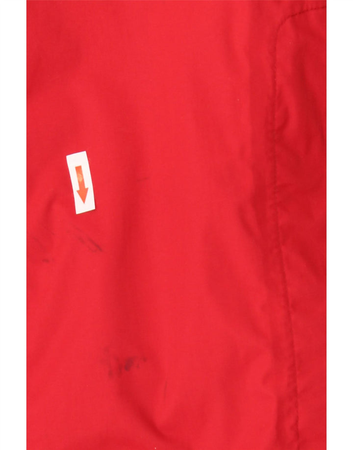 Jack Wolfskin Chaqueta impermeable para hombre UK 48 2XL Rojo Colorblock Poliamida