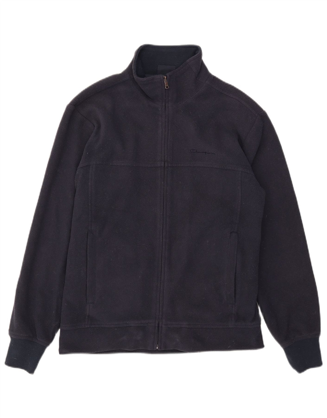 Champion Chaqueta polar para hombre UK 38 Medium Azul marino Poliéster