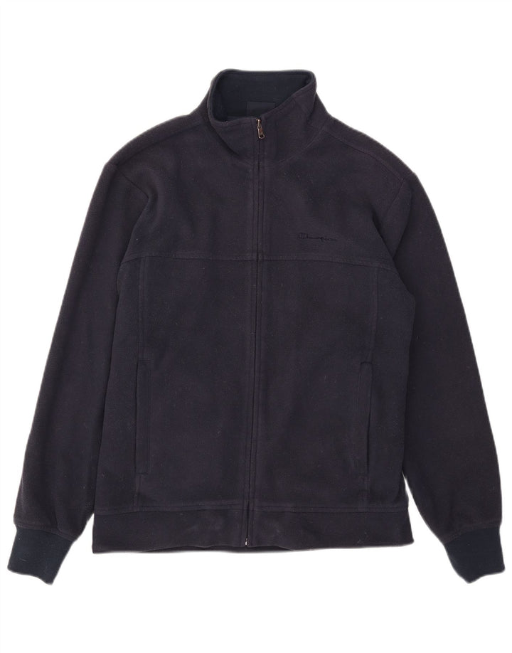 Champion Chaqueta polar para hombre UK 38 Medium Azul marino Poliéster