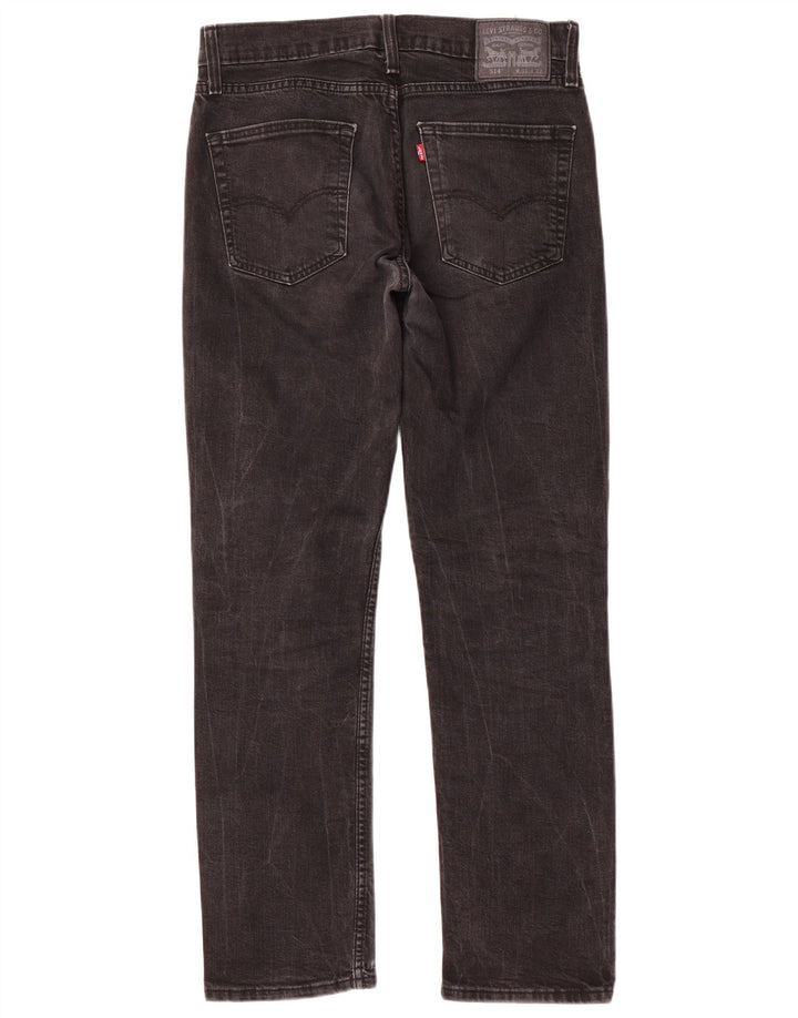 Levi's Jeans rectos 514 para hombre W31 L32 Algodón negro