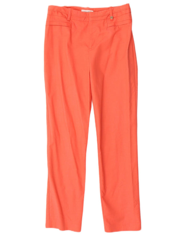 Calvin Klein Pantalones casuales rectos para mujer US 2 XS W28 L28 naranja
