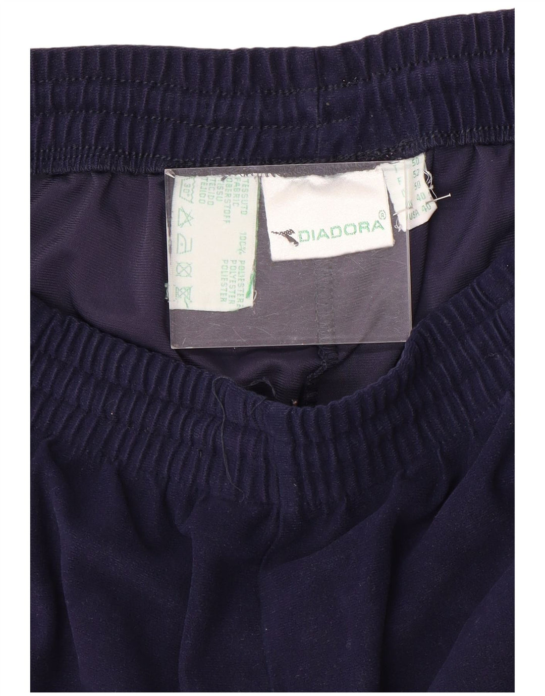 DIADORA Pantalón de Chándal Hombre ES 40 Medio Azul Marino Poliéster