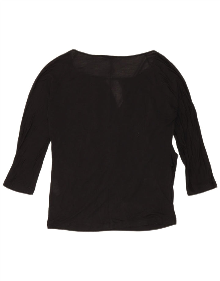 Max & Co. Top para mujer manga 3/4 UK 44 Seda negra mediana