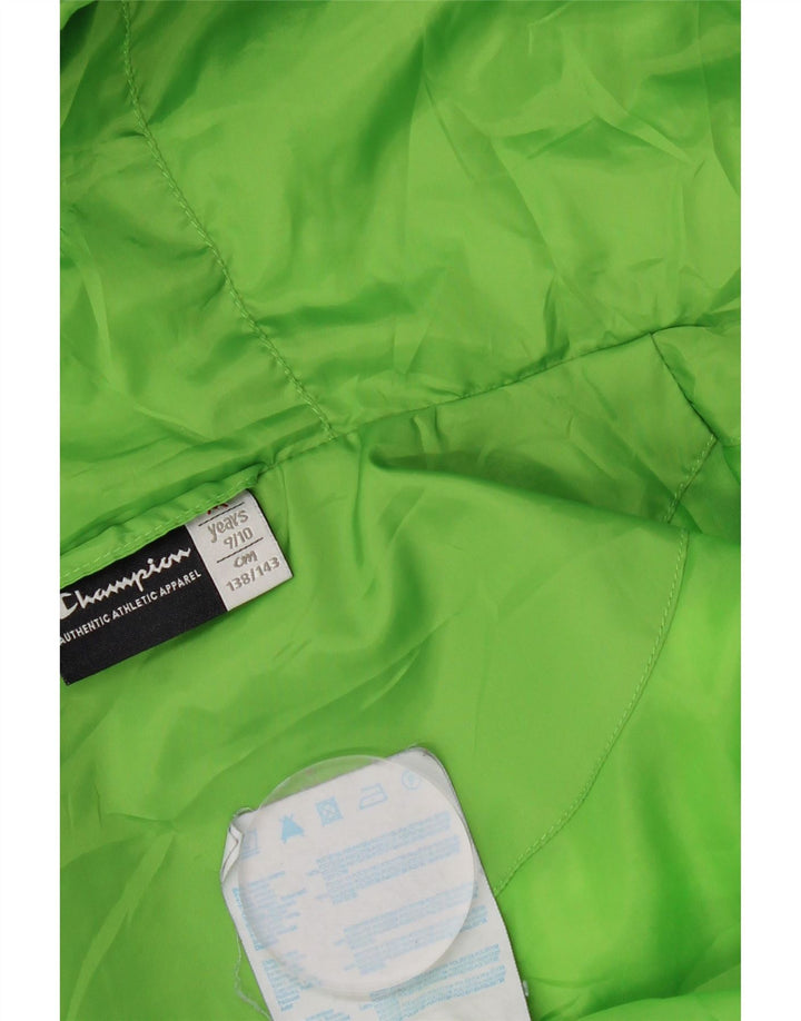 Champion Chaleco acolchado con capucha para niño 9-10 años Poliéster verde