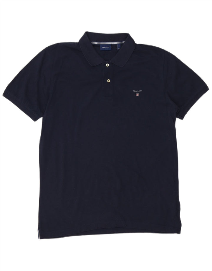 Gant Polo Hombre Grande Azul Marino Algodón