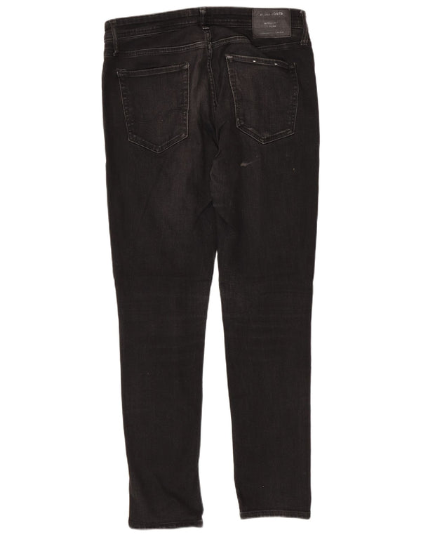 Jack & Jones Hombre GLENN Slim Jeans W32 L32 Algodón Negro