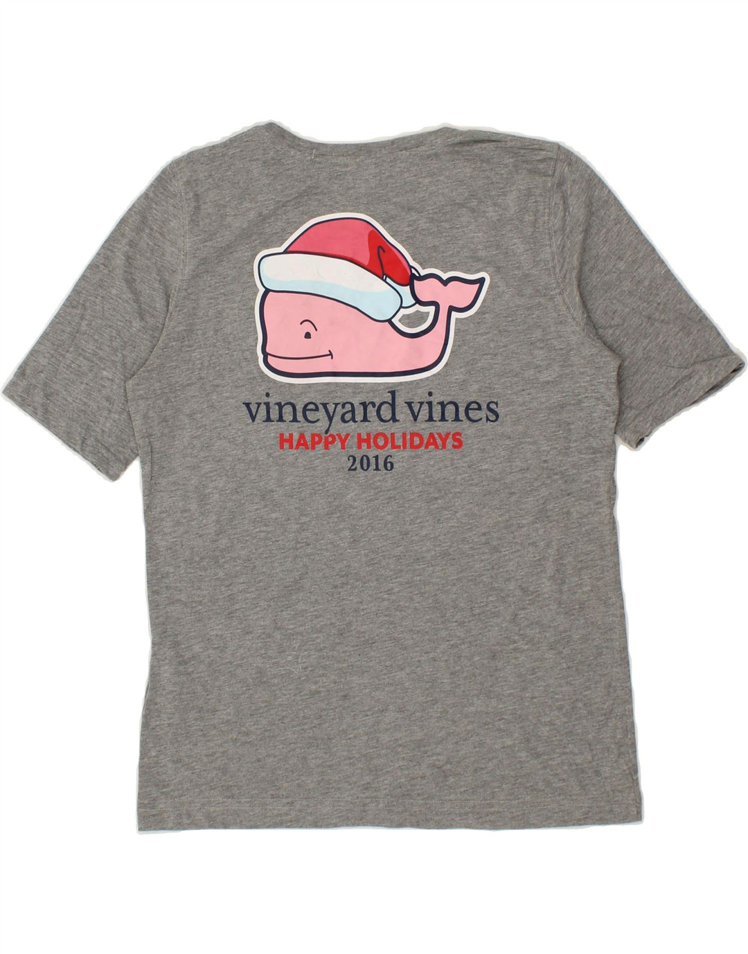 VINEYARD VINES Mens Graphic T-Shirt Top Small Grey Cotton Vintage Vineyard Vines and Second-Hand Vineyard Vines from Messina Hembry 