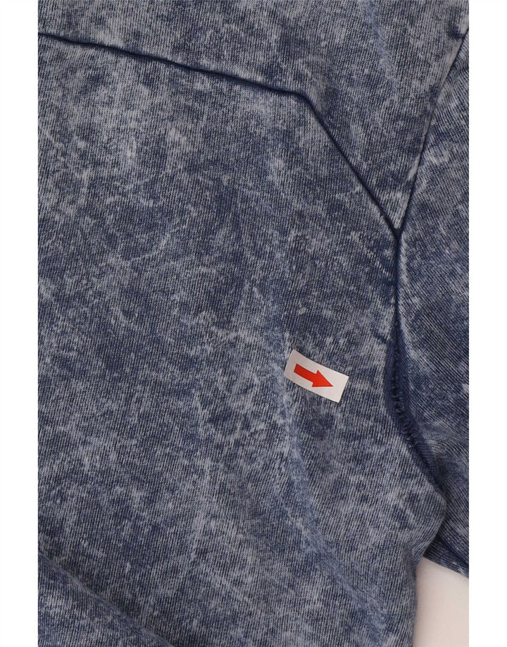 Calvin Klein Jeans Hombre Sudadera Gráfica Jumper Algodón Azul Medio