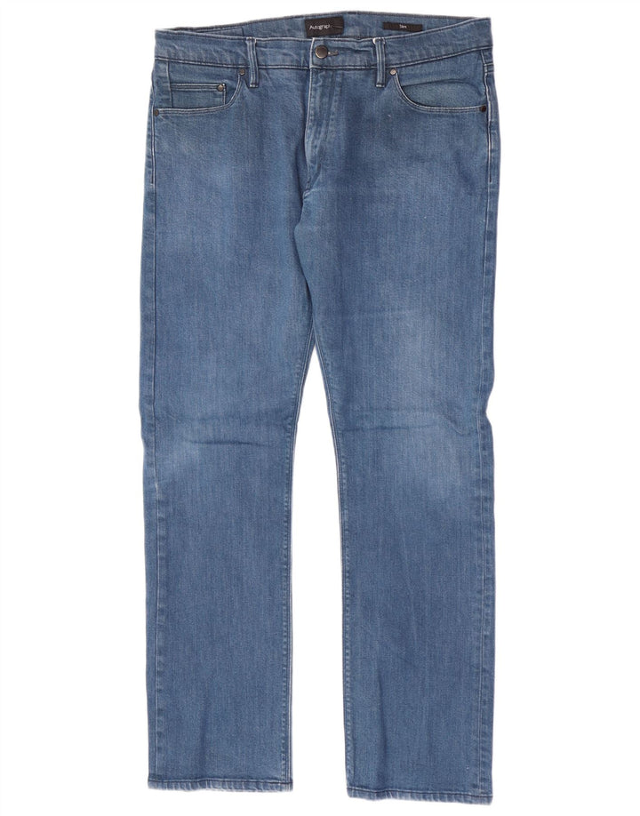 Marks & Spencer Jeans Slim Autograph para Hombre W36 L30 Algodón Azul