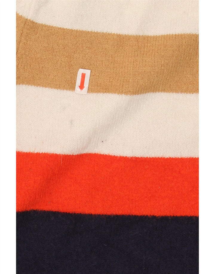OASIS Womens Crew Neck Jumper Sweater UK 10 Small Multicoloured Striped Vintage Oasis and Second-Hand Oasis from Messina Hembry 
