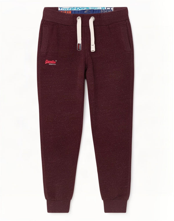 Superdry Pantalón De Chándal Slim Fit Joggers Medium Borgoña Moteado