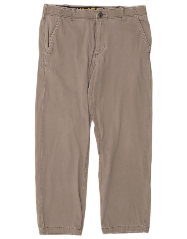 LEE Pantalones chinos rectos X-treme Comfort para hombre W34 L30 Algodón gris